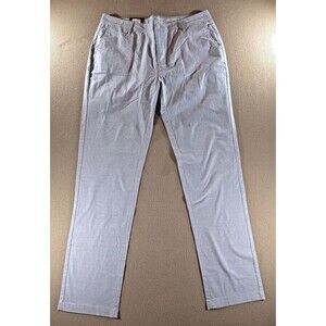 Linksoul Heritage Twill Chino Men's Pure Grey Lightweight Pants Size 35x32 NWT